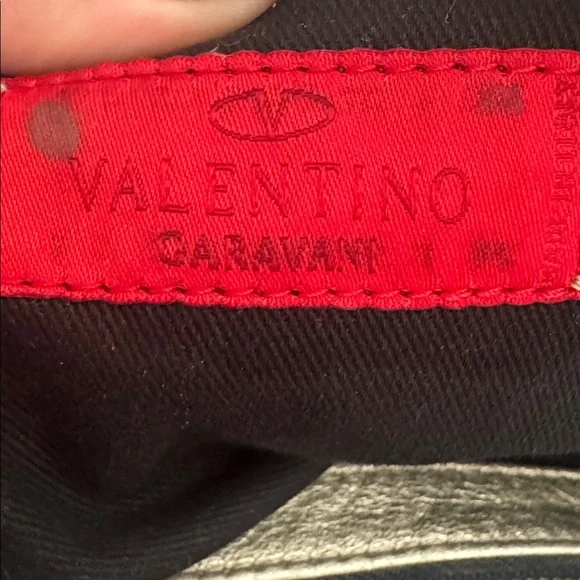 Valentino Garavani Gold Metallic Leather Hobo Bag Y2K Vintage - Picture 10 of 16